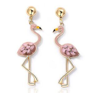 Pink Flamingo Earrings